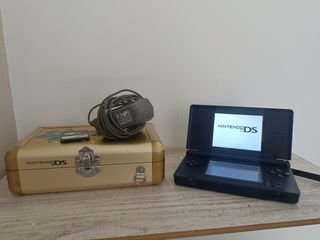 Nintendo DS Lite Blu + Caricatore + Scatola Zelda