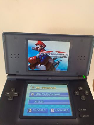 Nintendo DS Lite Blu + Caricatore + Scatola Zelda