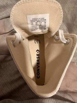 Converse plataforma blancas