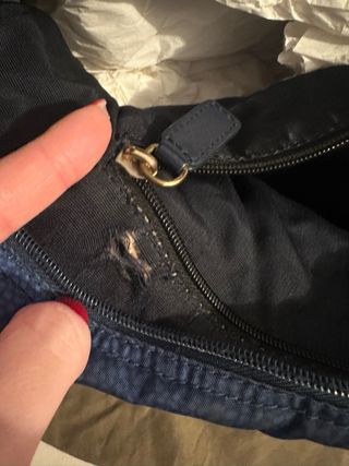 Borbonese Luna Bag Blu Elettrico Vintage