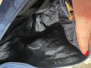 Borbonese Luna Bag Blu Elettrico Vintage