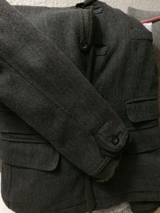 Chaqueta Desigual Azul oscuro y gris