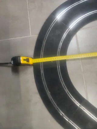 Scalextric circuito pista negra grande