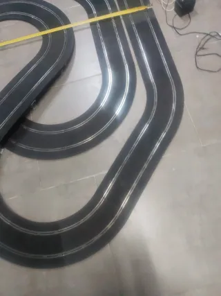 Scalextric circuito pista negra grande