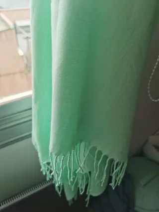 Fular/Pashmina Verde Menta
