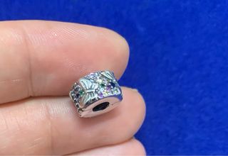 Charm Clip redondo Mariposa Plata pulsera Pandora