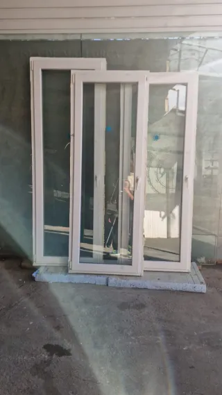 Puerta Balconera Blanca PVc