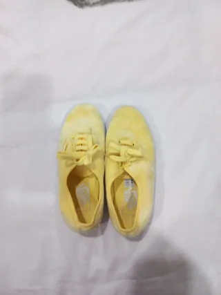 Vans Peluche Amarillo Talla 35