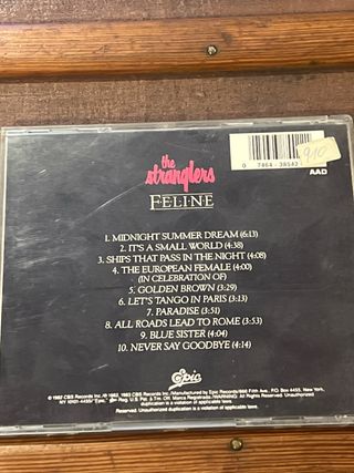 CD The Stranglers Feline Punk Rock