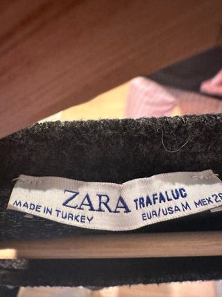 Jersey Zara gris perlas