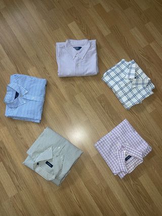 Lote 5 Camisas Polo Ralph Lauren y Burberry
