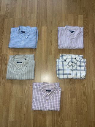 Lote 5 Camisas Polo Ralph Lauren y Burberry