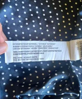 Cazadora Bomber 100% Piel de Oveja Xdye Vintage 00