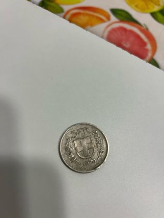 Moneda de colección Confederatio Helvetica 1979