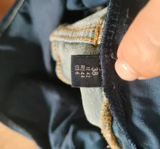 Pantalón premamá azul