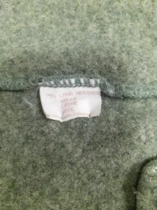Chaqueta Lana Merino Verde T.38/40