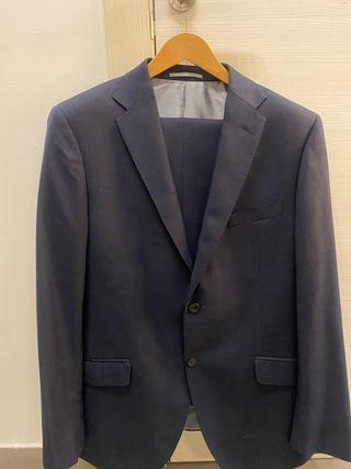 Traje de chaqueta azul marino caballero