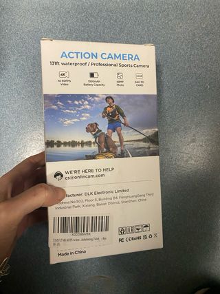 Cámara de Acción 4K 131ft Impermeable