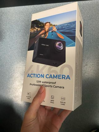 Cámara de Acción 4K 131ft Impermeable