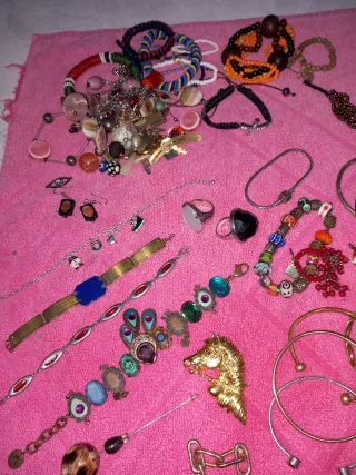 Lote Bisutería y Joyas Variadas