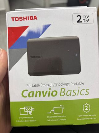 Disco Duro Externo Toshiba Canvio Basics 2TB