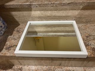 Espejos con marco blanco