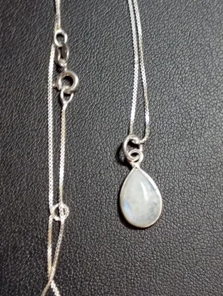 Piedra luna cadena 50 cm