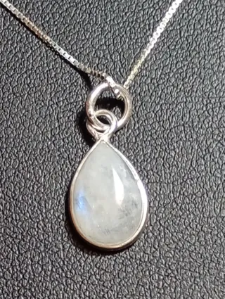 Piedra luna cadena 50 cm
