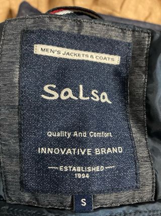 Casaco Salsa Azul Tamanho S