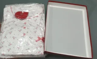 Pijama Señora Figfort XL Flores Rosa/Blanco Nuevo