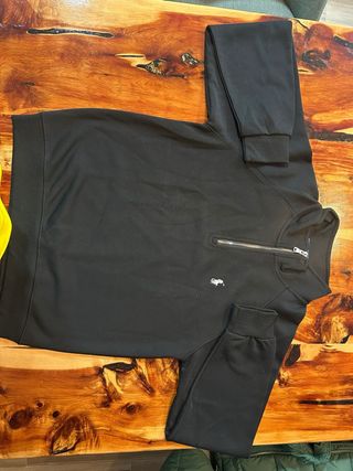 Sudadera Polo Ralph Lauren Negra Media Cremallera