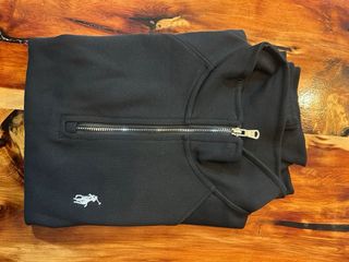 Sudadera Polo Ralph Lauren Negra Media Cremallera