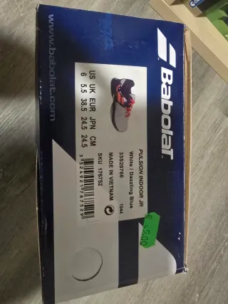 Zapatillas Padel Babolat Talla 38.5