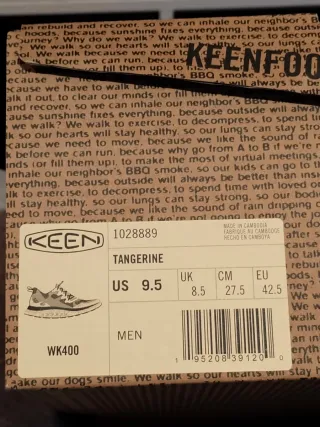 Zapatillas KEEN Naranja