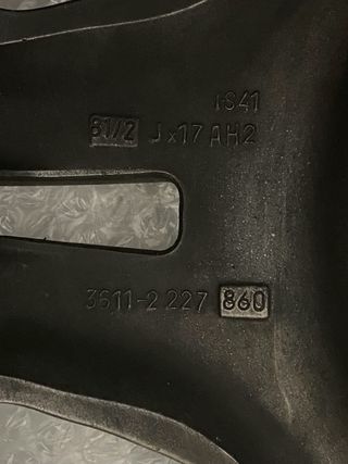 Llanta Trasera BMW M3 E36 Original