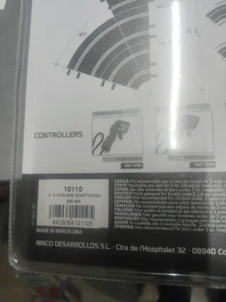 Ninco pista adaptación a scalextric