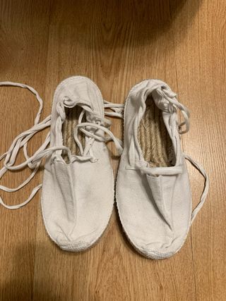Alpargatas Dantzari Talla 36 Blancas