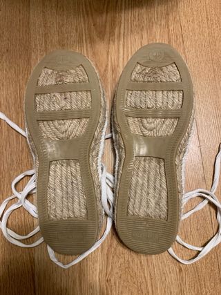 Alpargatas Dantzari Talla 36 Blancas