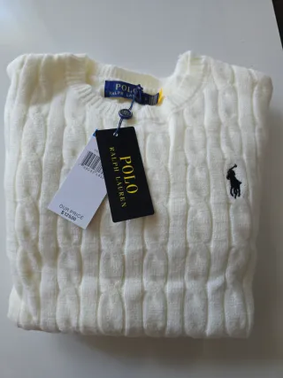 Jersey Polo Ralph Lauren Blanco Talla S