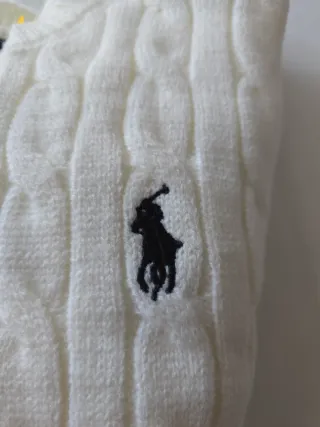 Jersey Polo Ralph Lauren Blanco Talla S