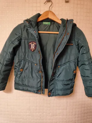 Chaqueta niño 7-8 años verde