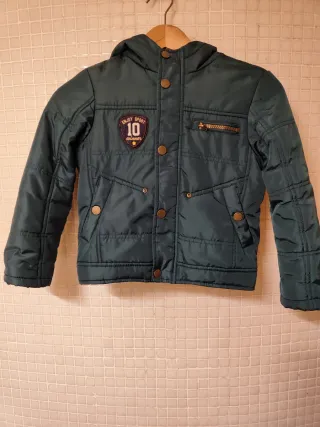 Chaqueta niño 7-8 años verde