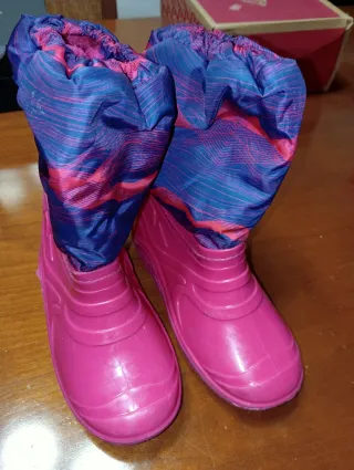 Botas Nieve Niña Talla 29 Rosas a estrenar