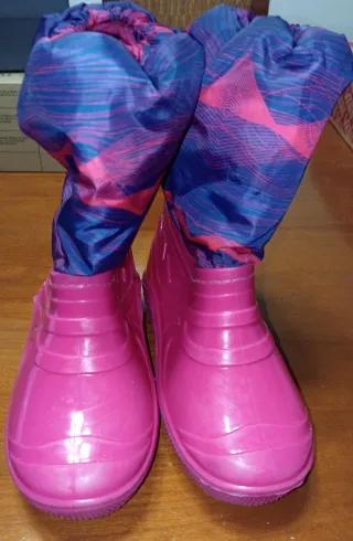 Botas Nieve Niña Talla 29 Rosas a estrenar