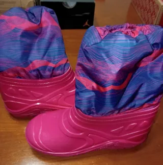 Botas Nieve Niña Talla 29 Rosas a estrenar