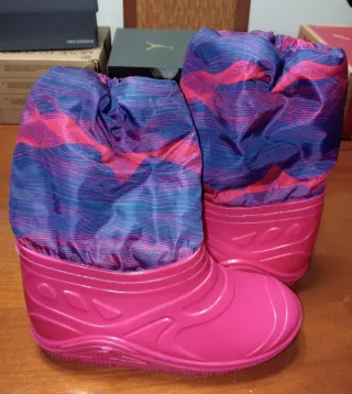 Botas Nieve Niña Talla 29 Rosas a estrenar