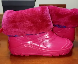 Botas Nieve Niña Talla 29 Rosas a estrenar