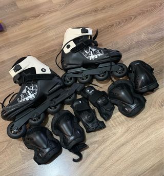 Patines Oxelo Talla 45 + Protecciones