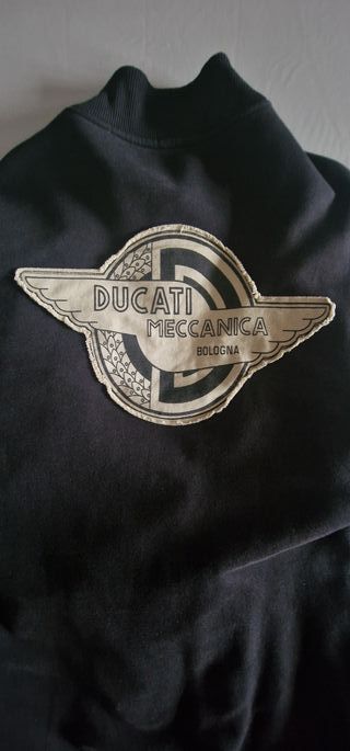 Chaqueta Ducati Negra y Beige