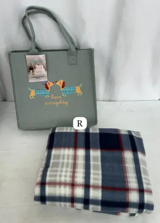 Coperta plaid matrimoniale in pile Con borsetta